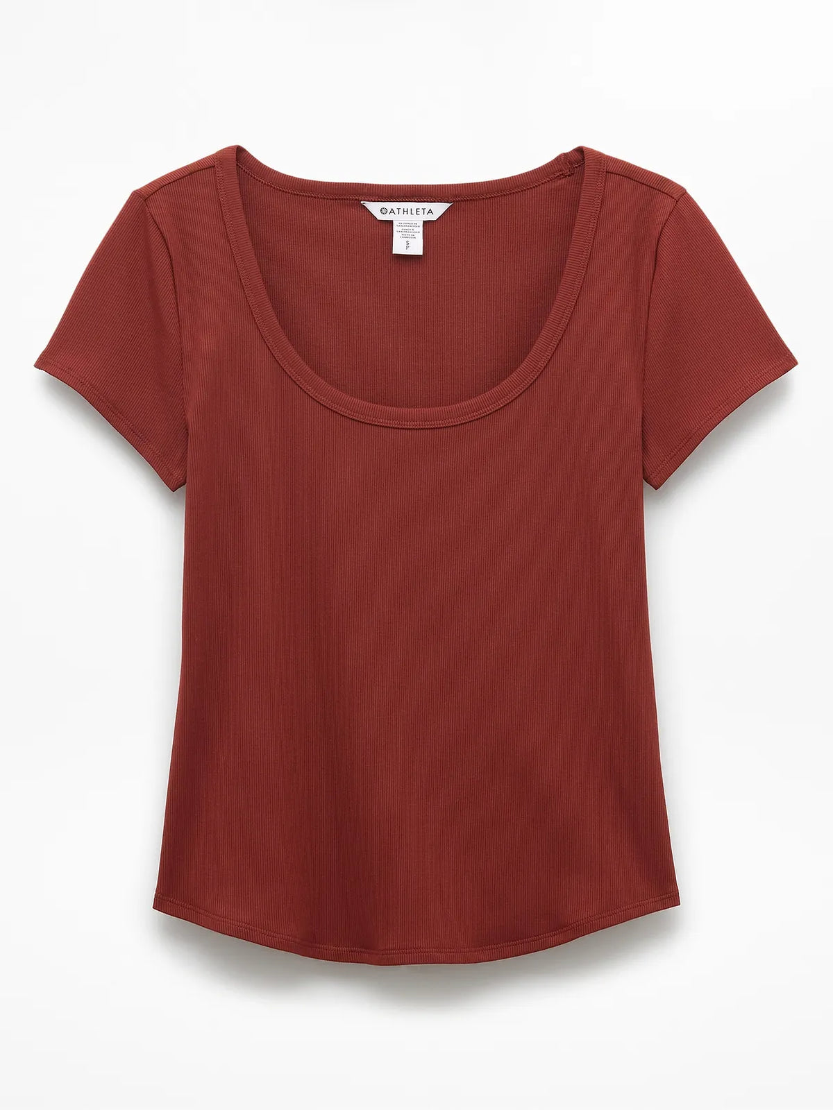 Signature Rib Scoop Tee