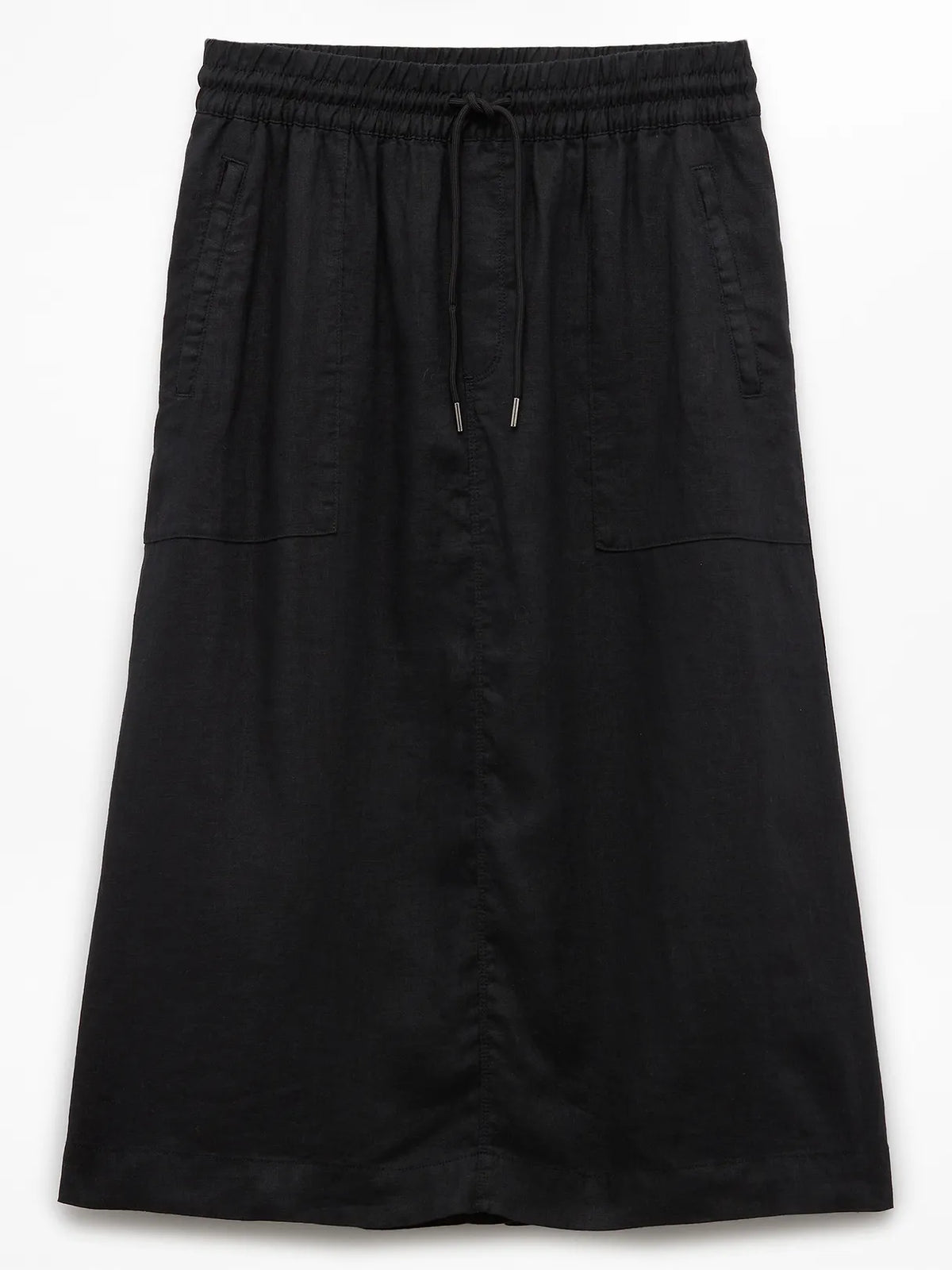 Retreat Linen Midi Skirt