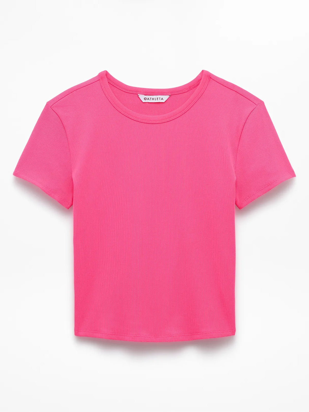 Signature Rib Crop Tee