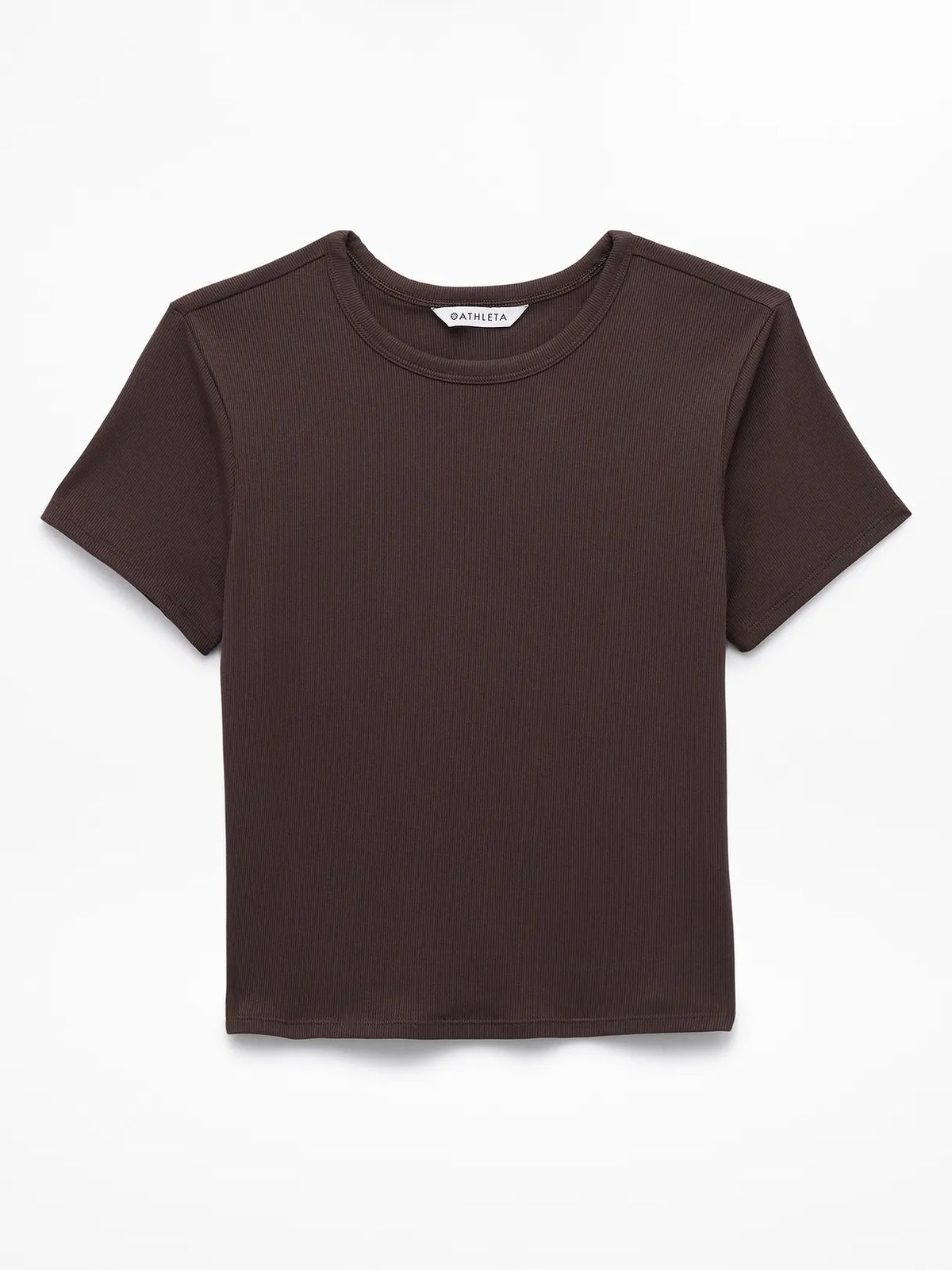 Signature Rib Crop Tee