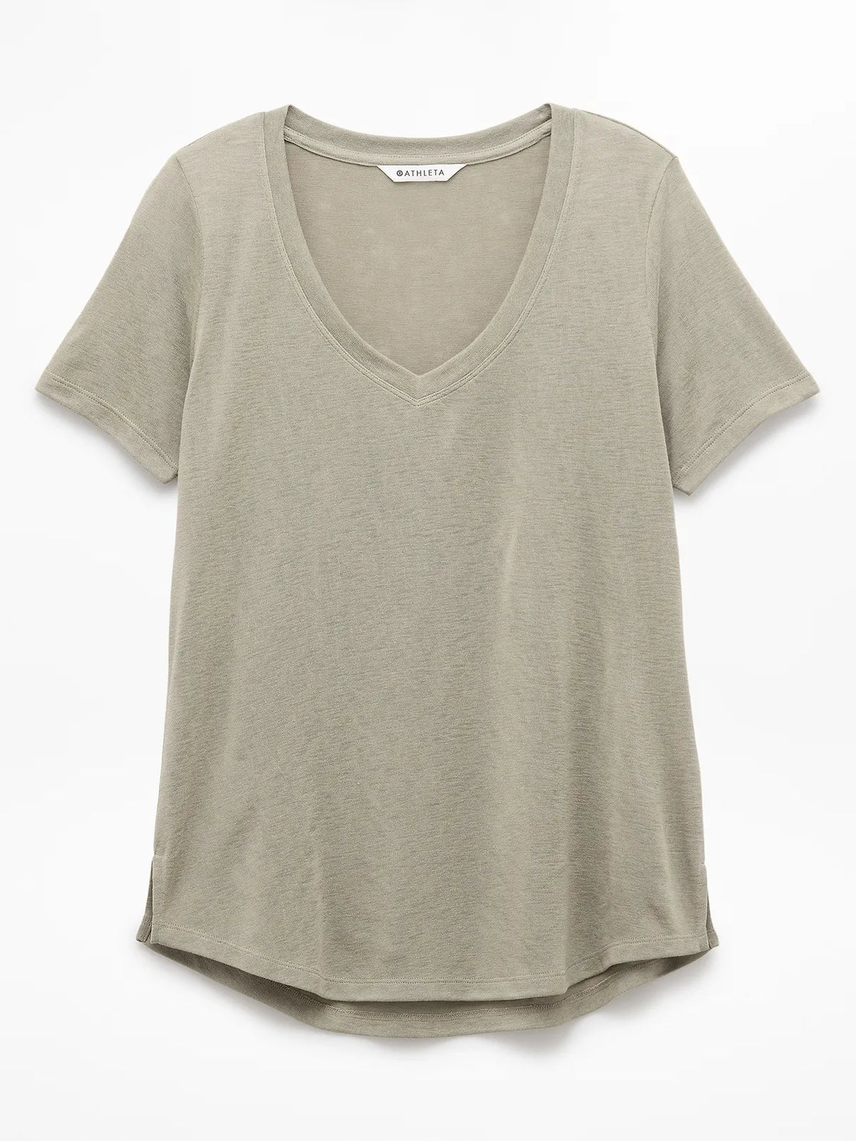 Breezy Scoop V-Neck Tee