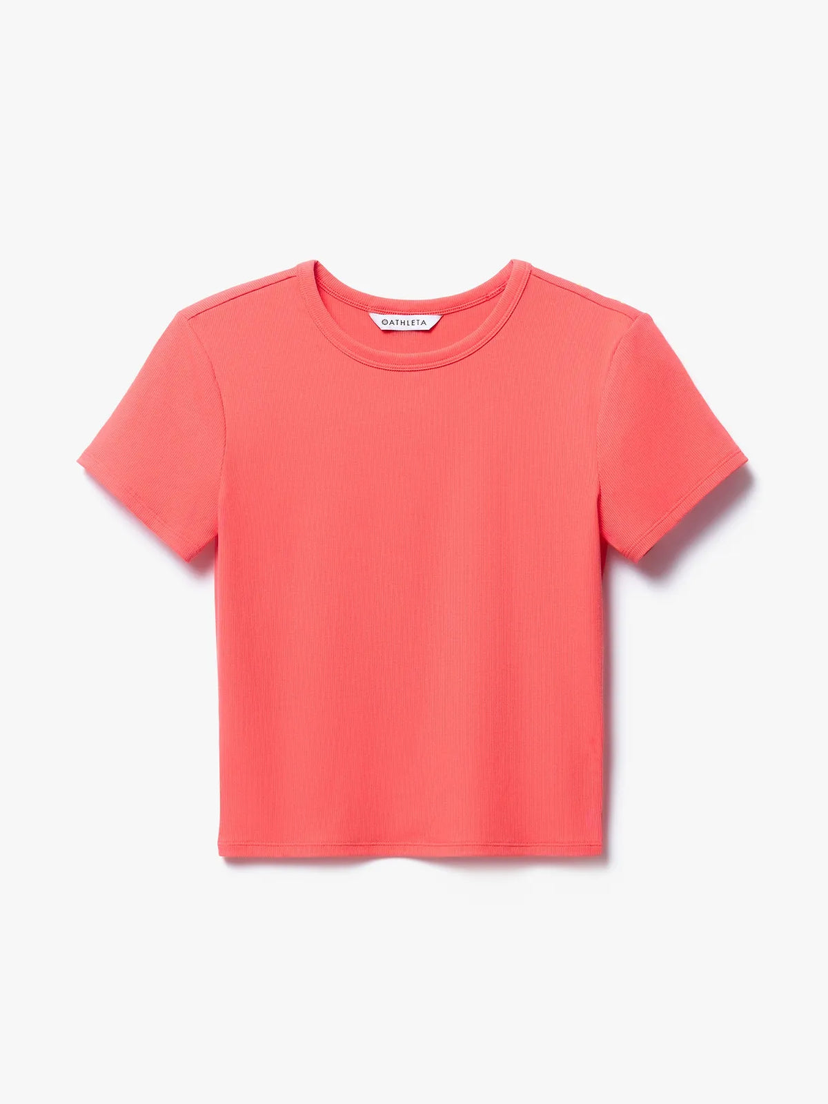 Signature Rib Crop Tee
