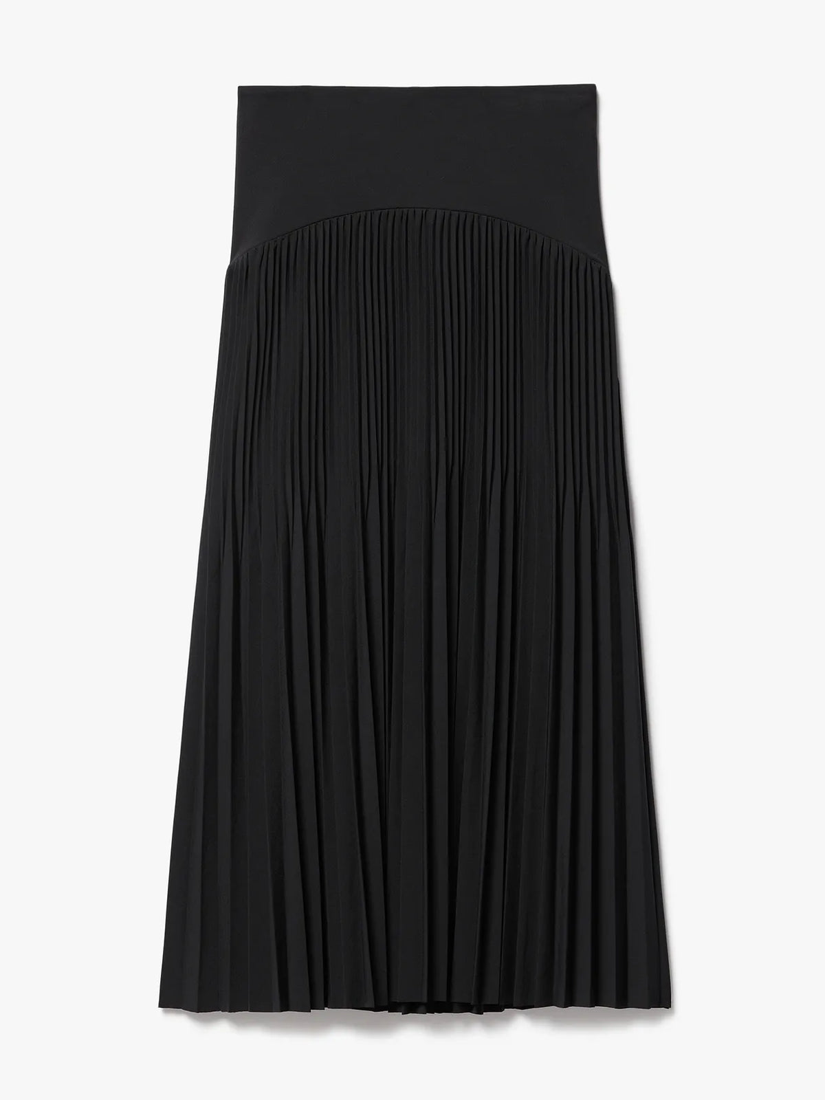 Featherweight Plissé Midi Skirt