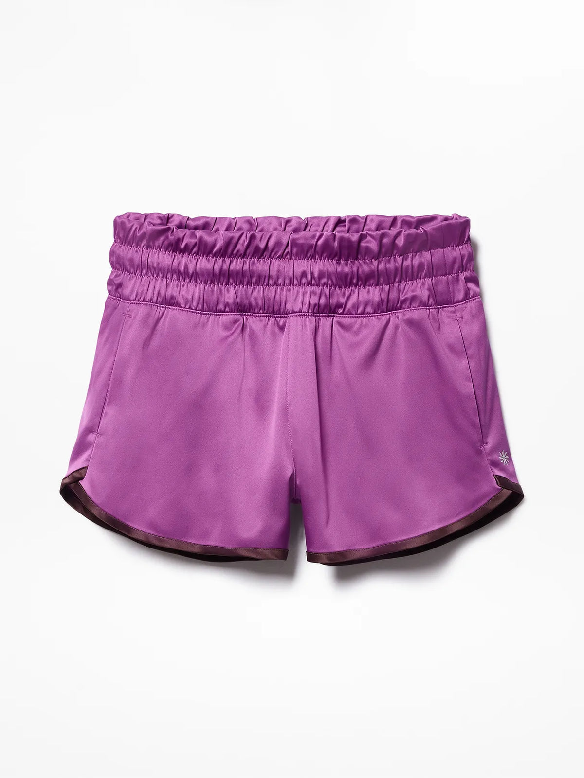 Athleta Girl Run Free Satin 2.5" Short