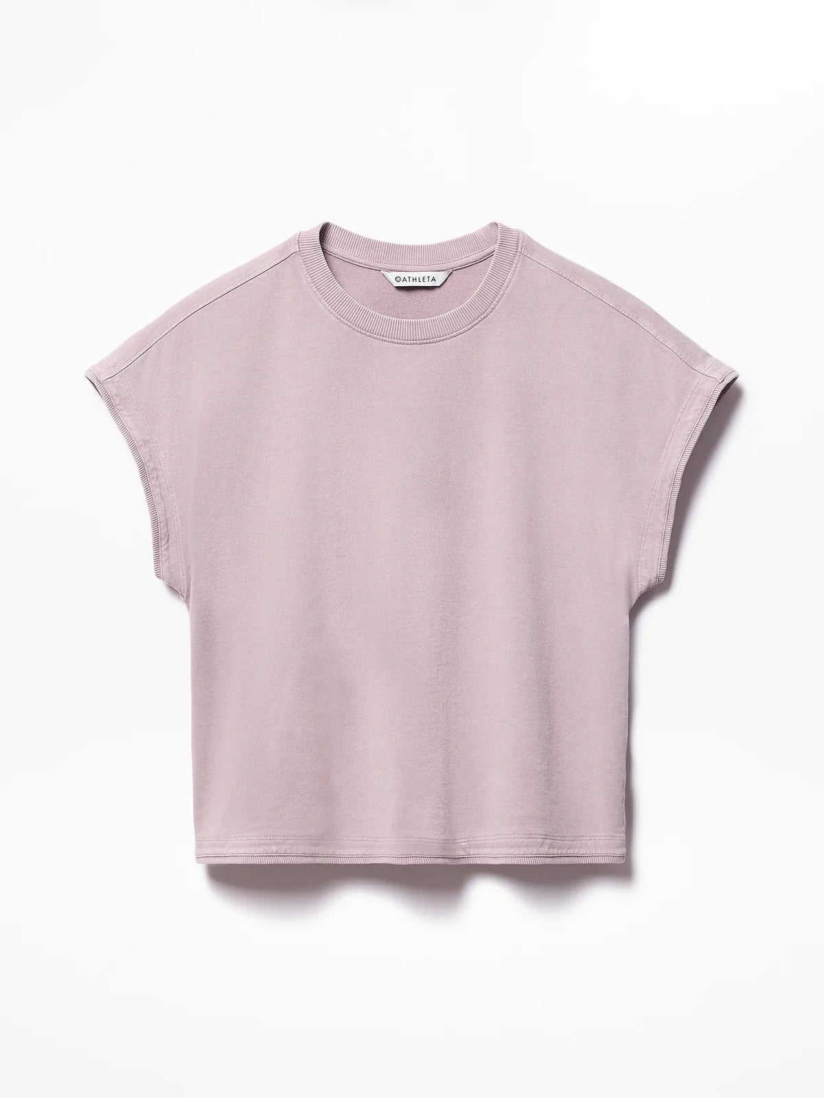 Airy Cotton Terry Snow Wash Sweatshirt Tee