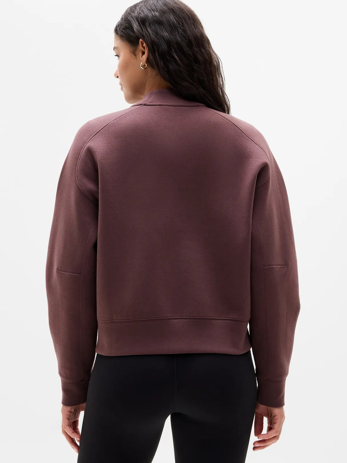 Form Knit Bomber Sweatshirt