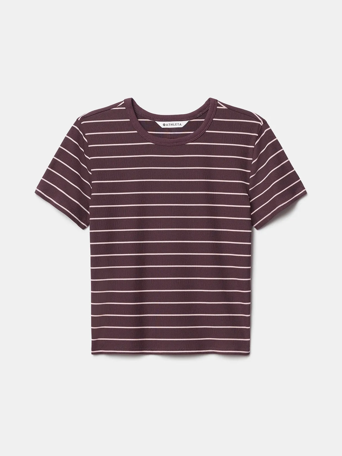 Signature Rib Crop Tee