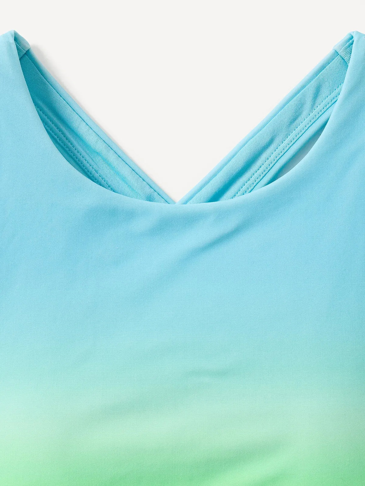 Athleta Girl High Neck Ombre Bikini Top