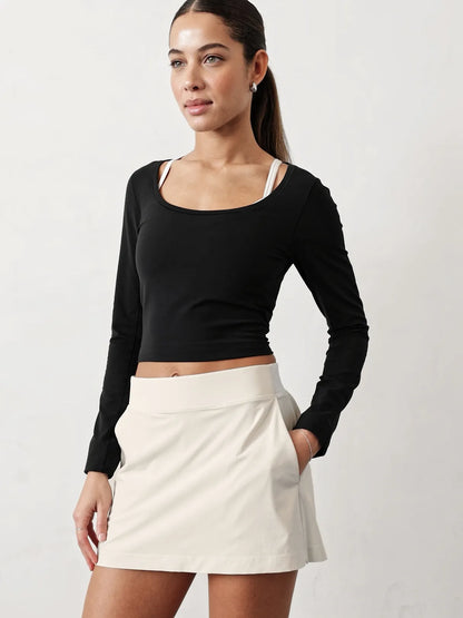 Brooklyn Mid Rise 13.5" Skort