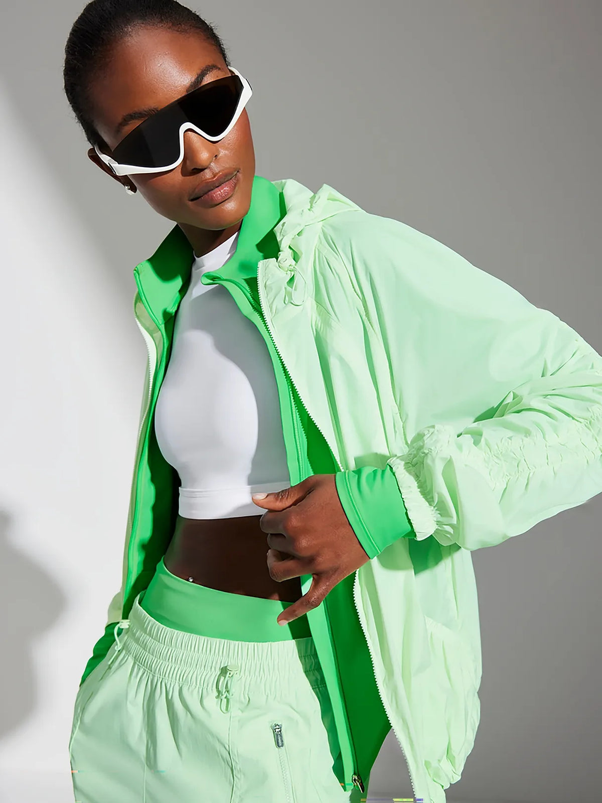 Cascade High Rise Cargo Poplin Pant
