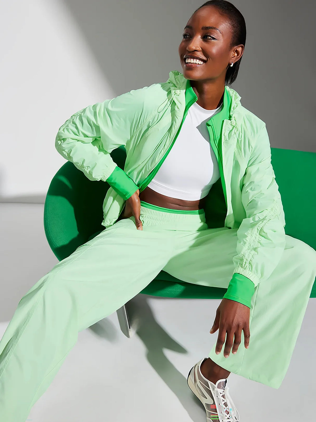 Cascade High Rise Cargo Poplin Pant