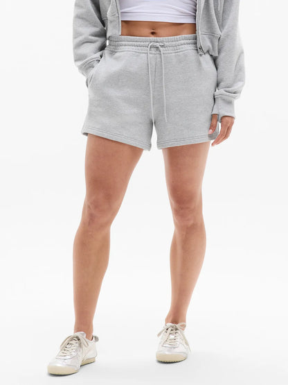 Forever Fleece Mid Rise 4" Short