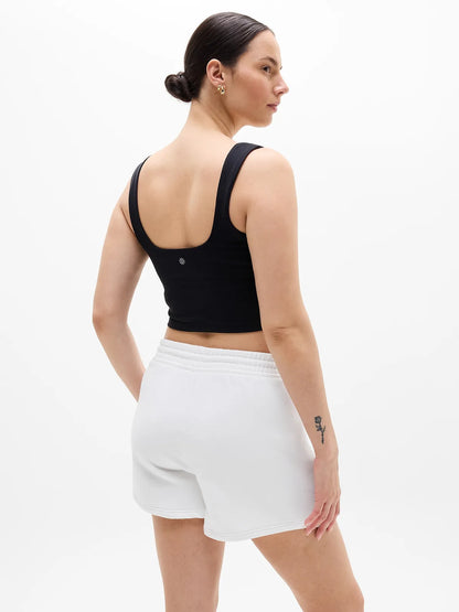 Forever Fleece Mid Rise 4" Short