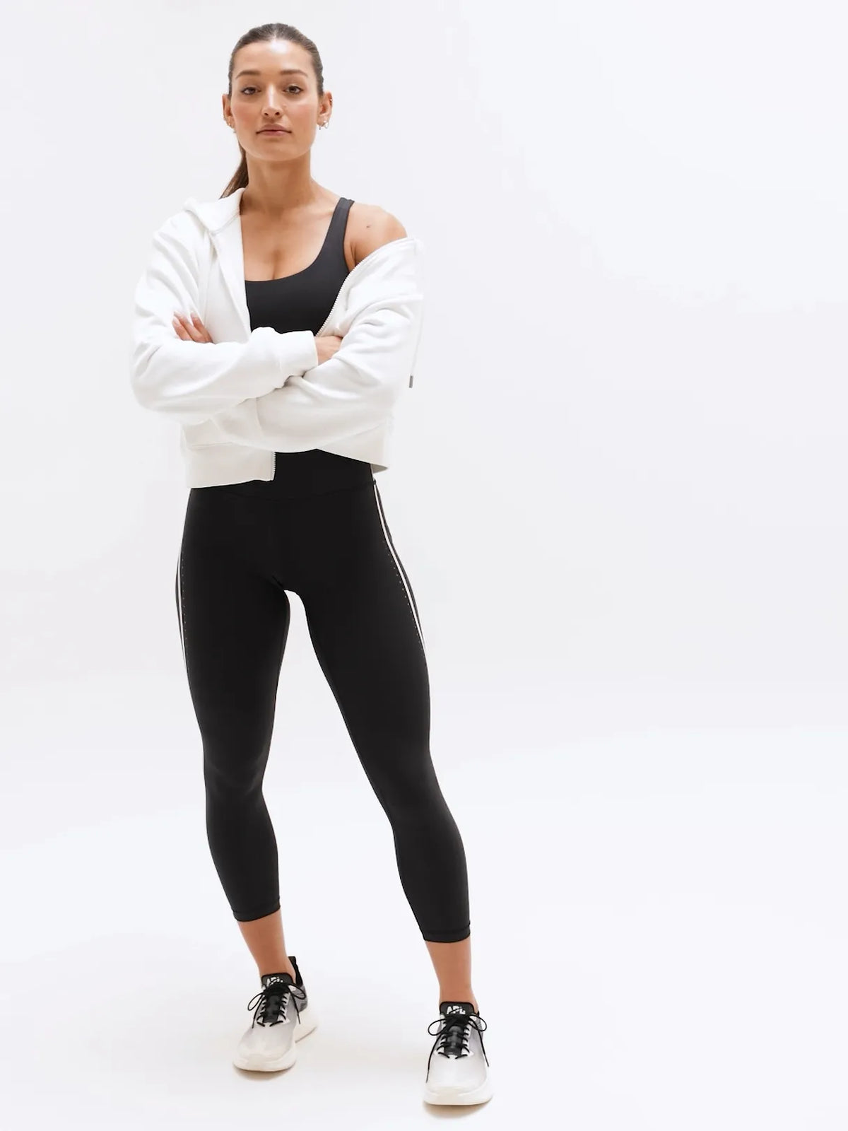 Interval Stash Ultra High Rise Tipped Lasercut 7/8 Legging