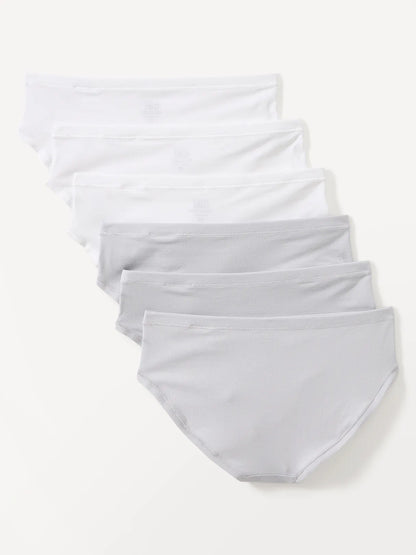 Athleta Girl Right Moves Cotton Bikini Underwear 6-Pack