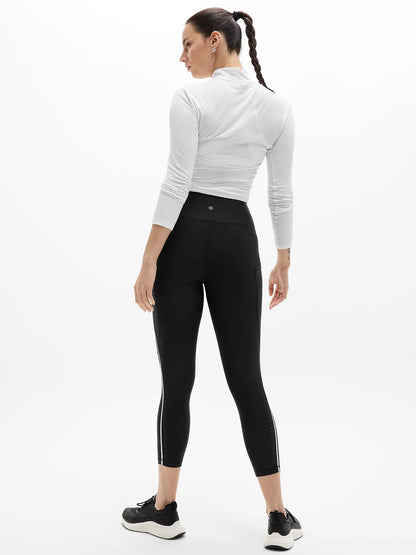 Interval Stash Ultra High Rise Tipped Lasercut 7/8 Legging