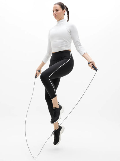 Interval Stash Ultra High Rise Tipped Lasercut 7/8 Legging