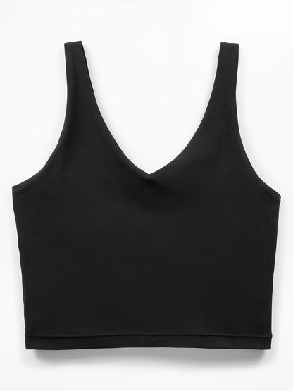 Transcend V-Neck Crop Sports Bra A-C