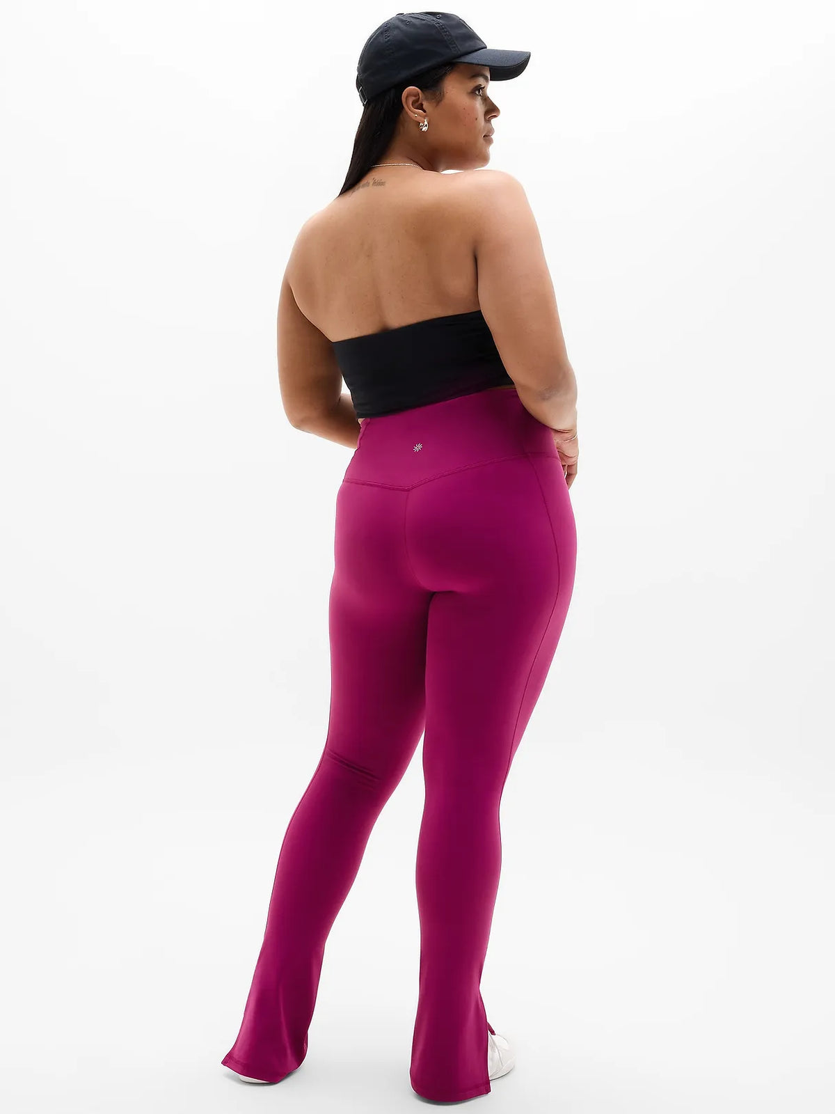 Elation Ultra High Rise Split Slim Flare Pant