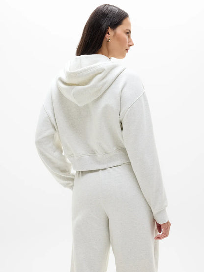 Forever Fleece Crop Full Zip