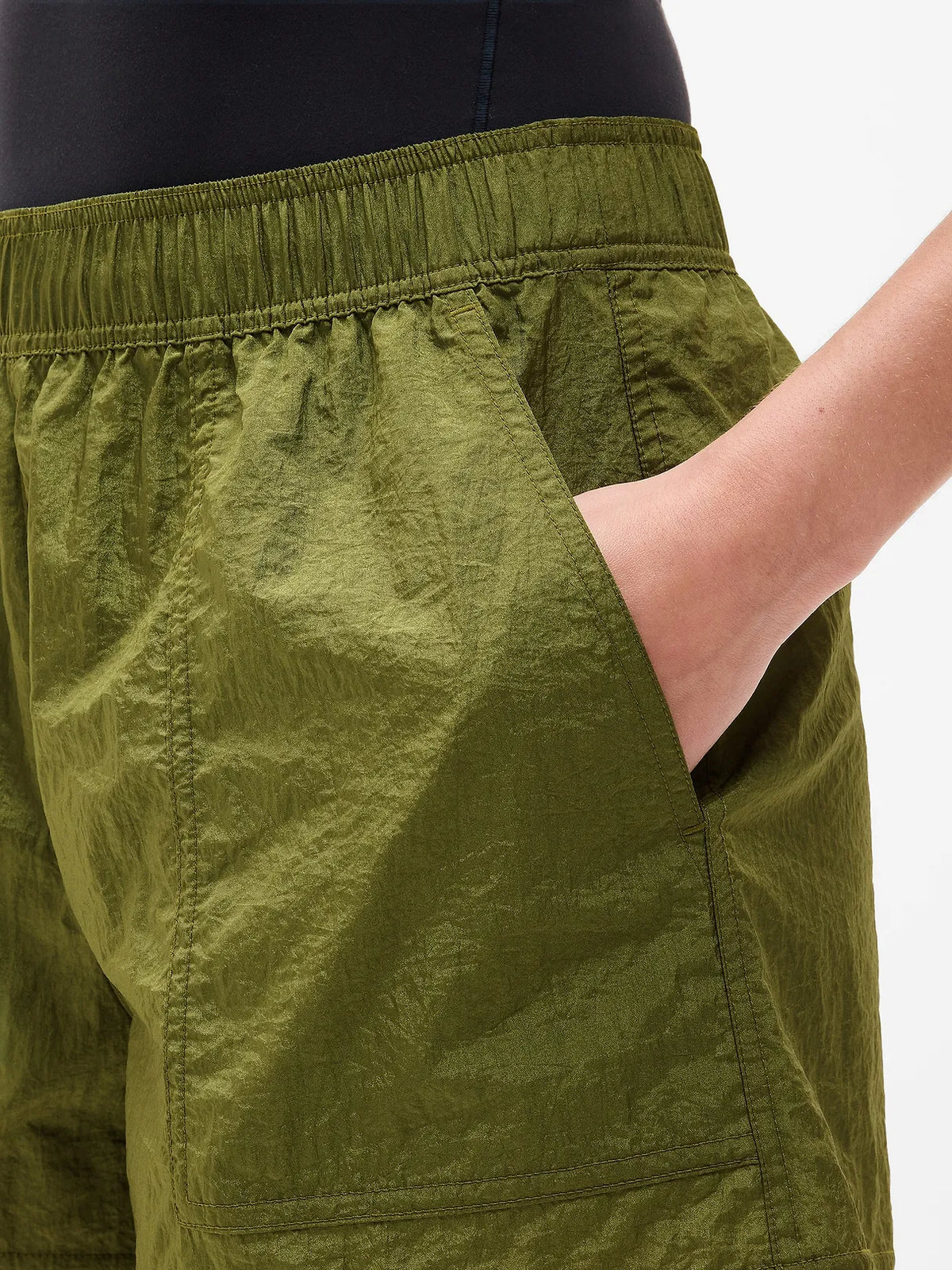Lunar Sheen Utility High Rise Short