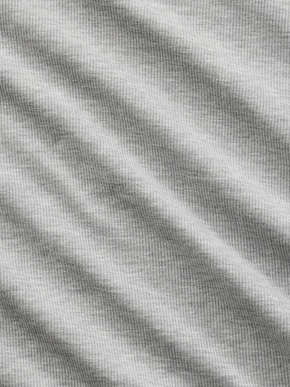 Signature Rib Crop Tee