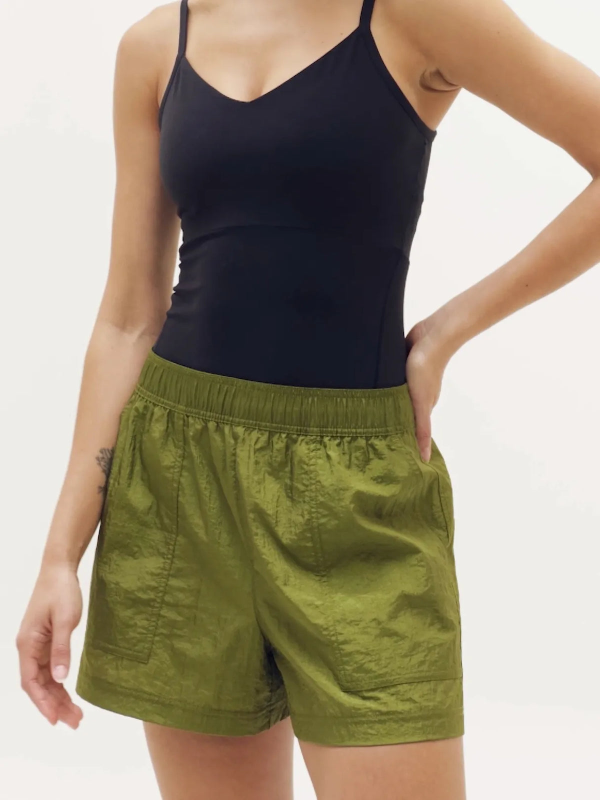 Lunar Sheen Utility High Rise Short