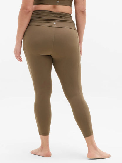 Salutation Stash Fold Over 7/8 Legging