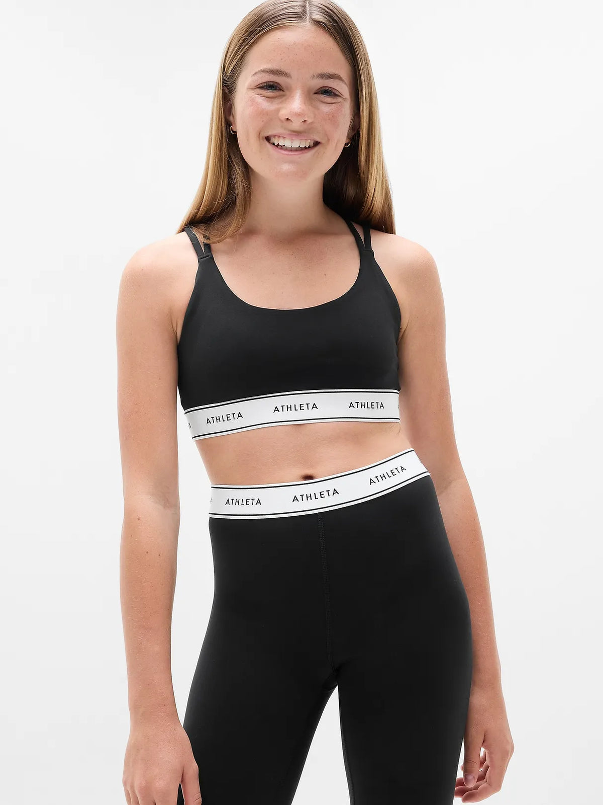 Athleta Girl High Speed Logo Bra
