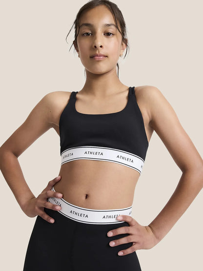 Athleta Girl High Speed Logo Bra