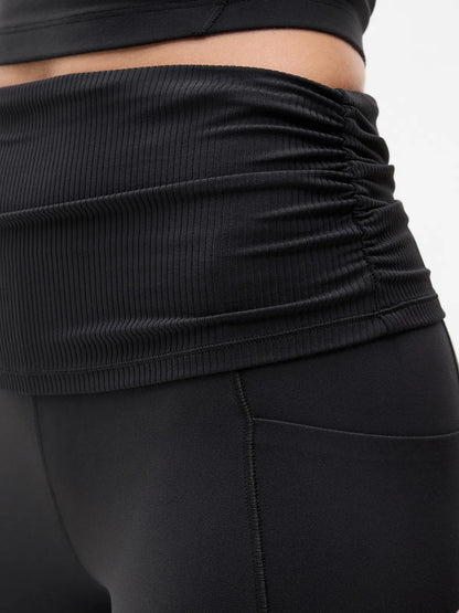Salutation Stash Fold Over 7/8 Legging