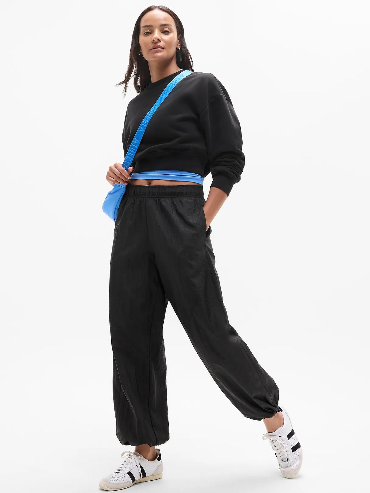 Lunar Sheen Utility Mid Rise Pant