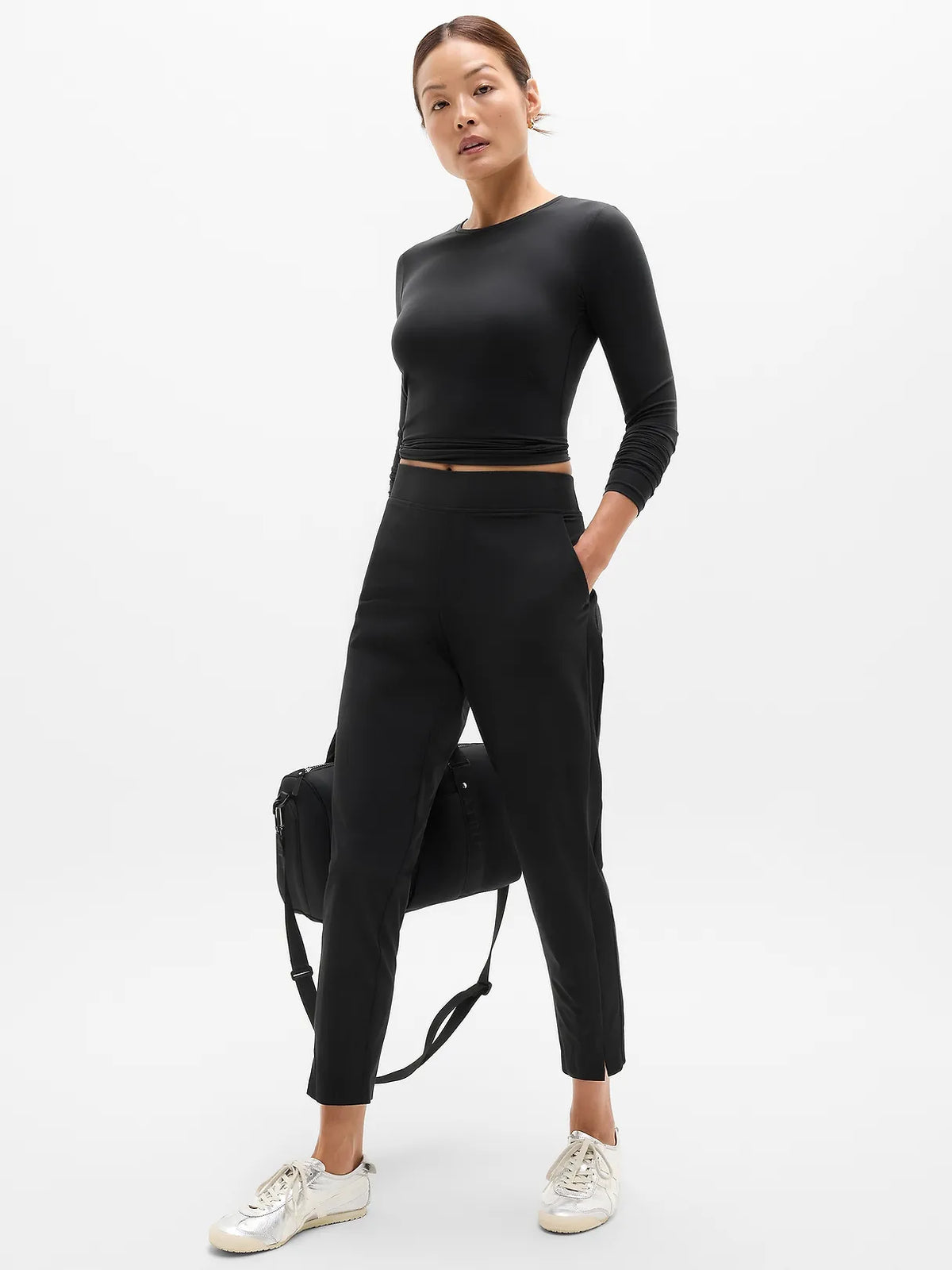 BodyMove Crew Neck Long Sleeve Top