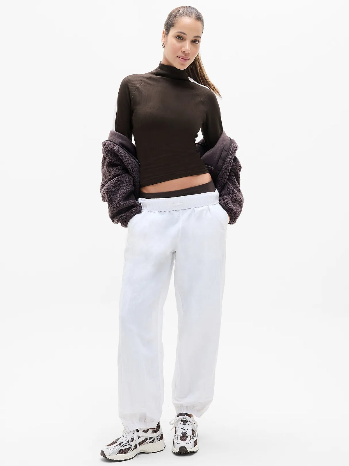 Renew Seamless Mock Neck Top