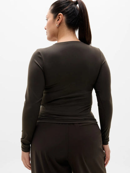 BodyMove Crew Neck Long Sleeve Top