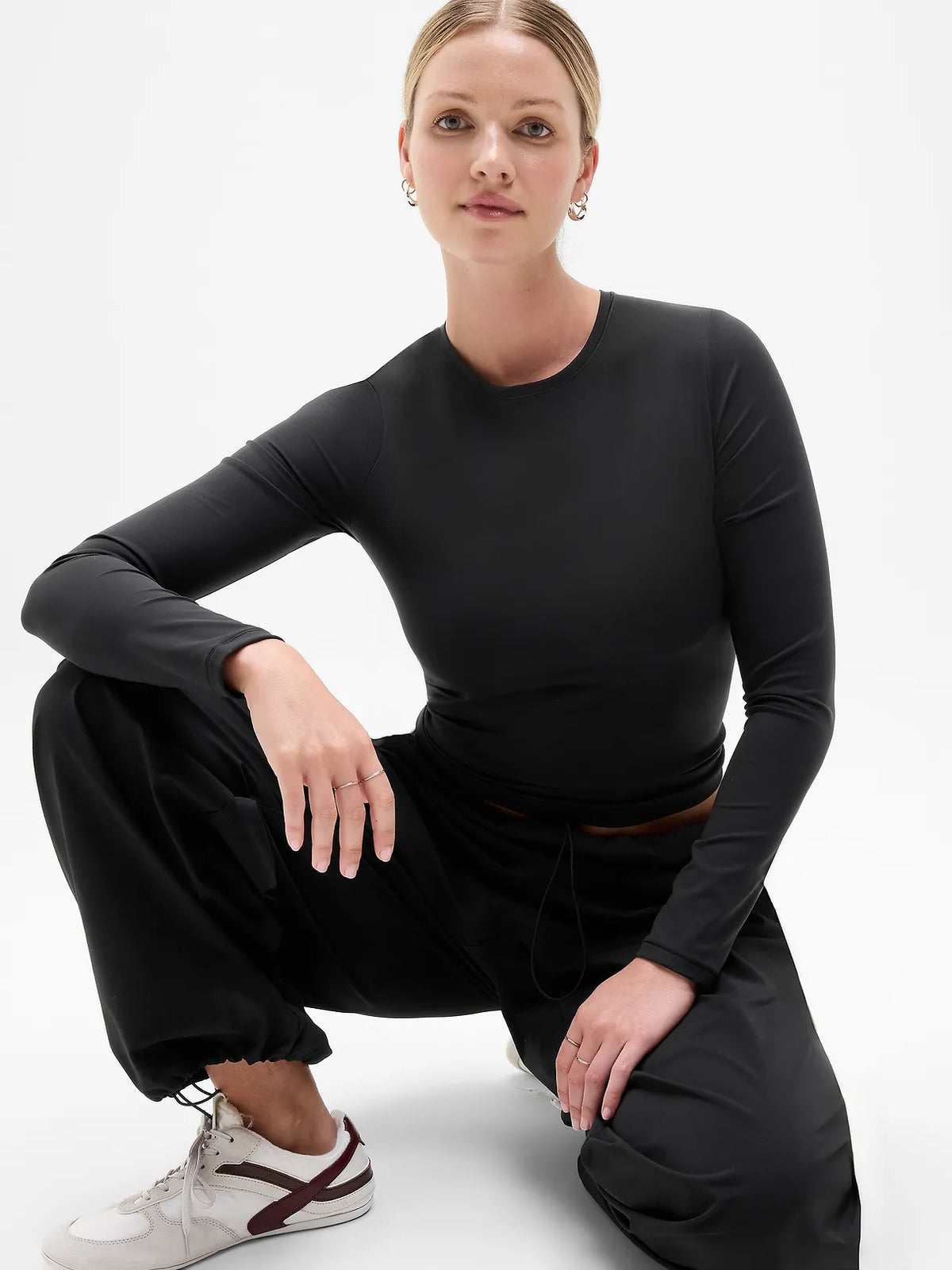 BodyMove Crew Neck Long Sleeve Top