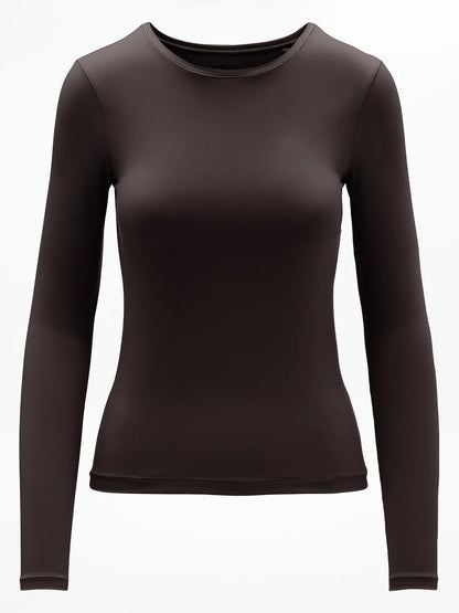 BodyMove Crew Neck Long Sleeve Top