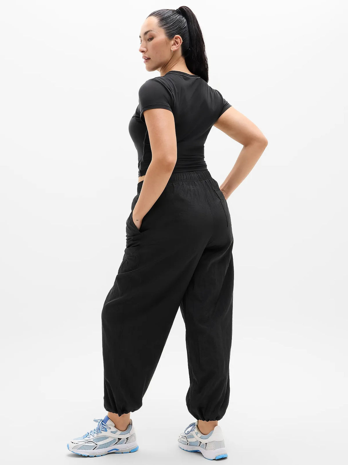Lunar Sheen Utility Mid Rise Pant