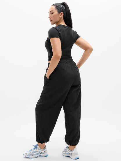 Lunar Sheen Utility Mid Rise Pant
