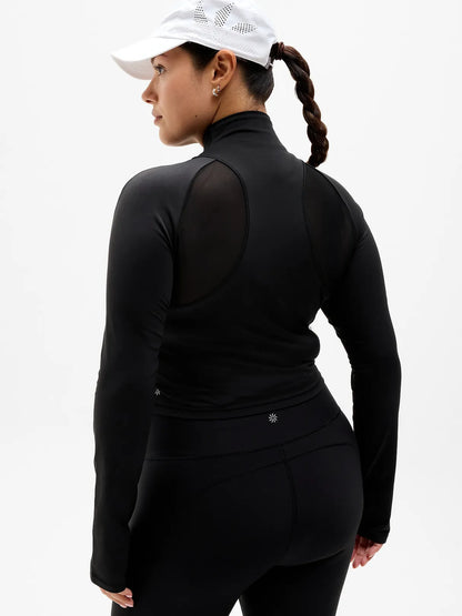 Summit Mesh Crop Top