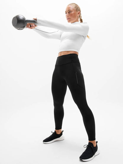 Summit Mesh Crop Top