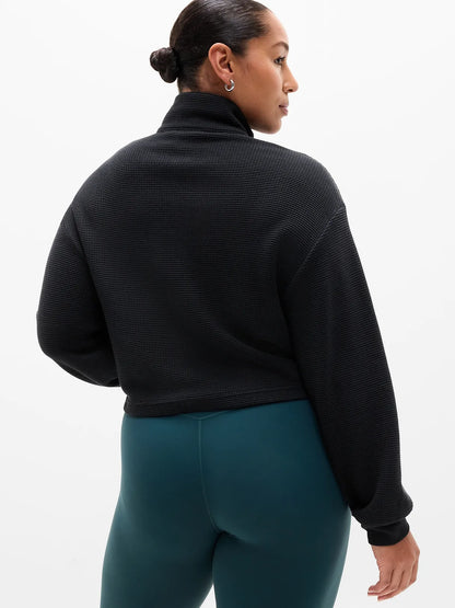 Tranquil Waffle 1/2 Zip Sweatshirt