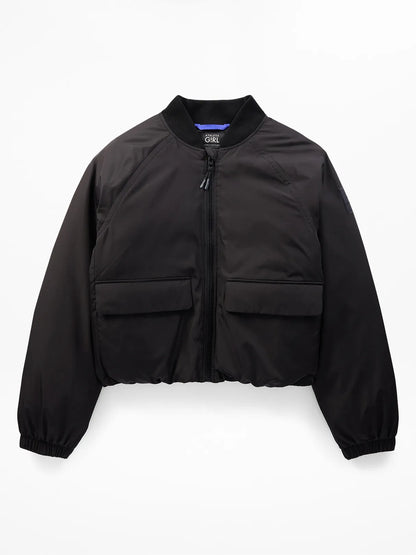 Simone Biles Athleta Girl Bomber Puffer Jacket