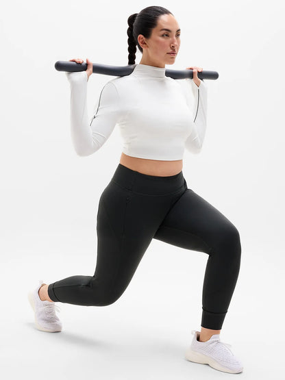 Summit Mesh Crop Top