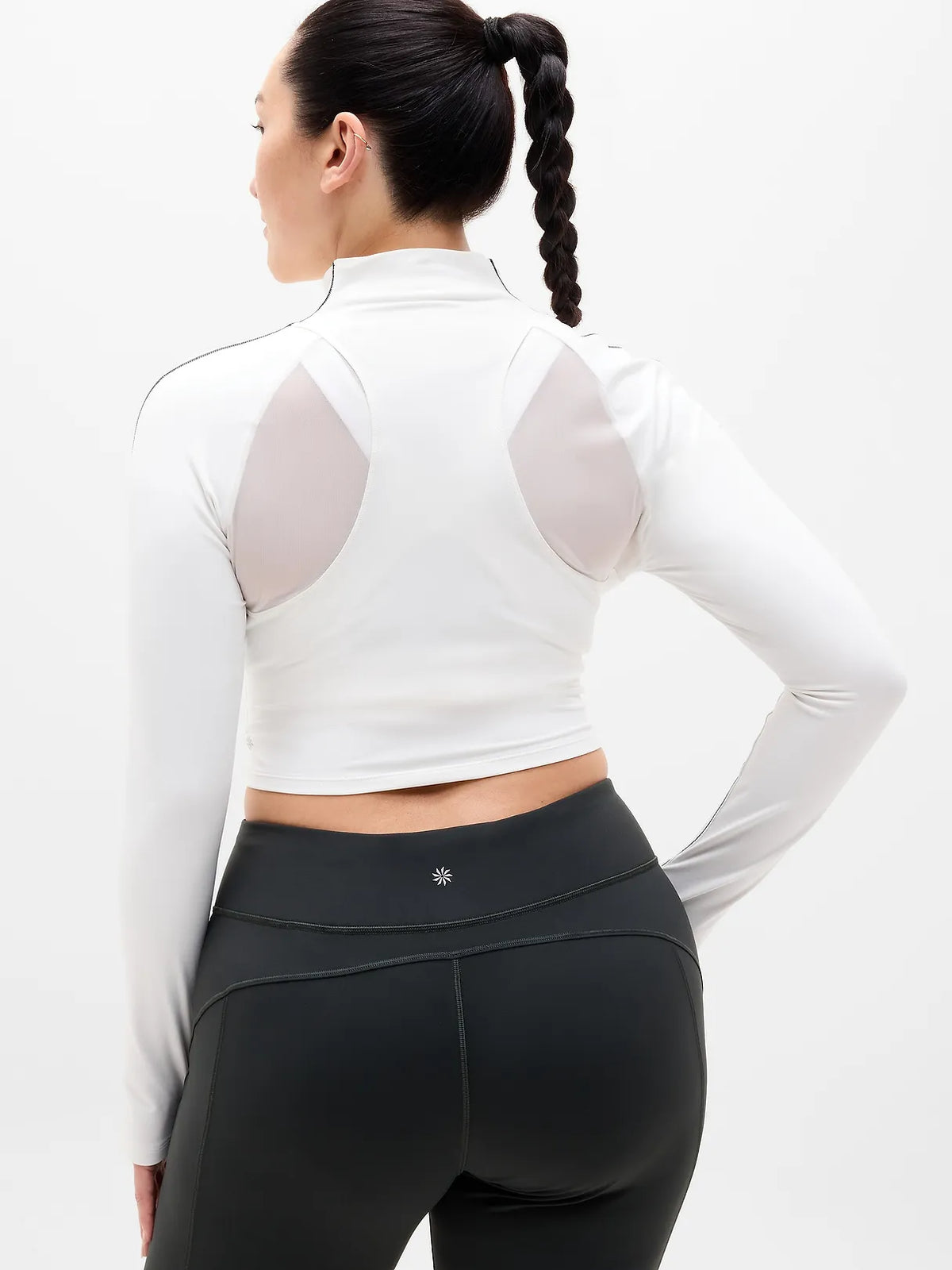 Summit Mesh Crop Top