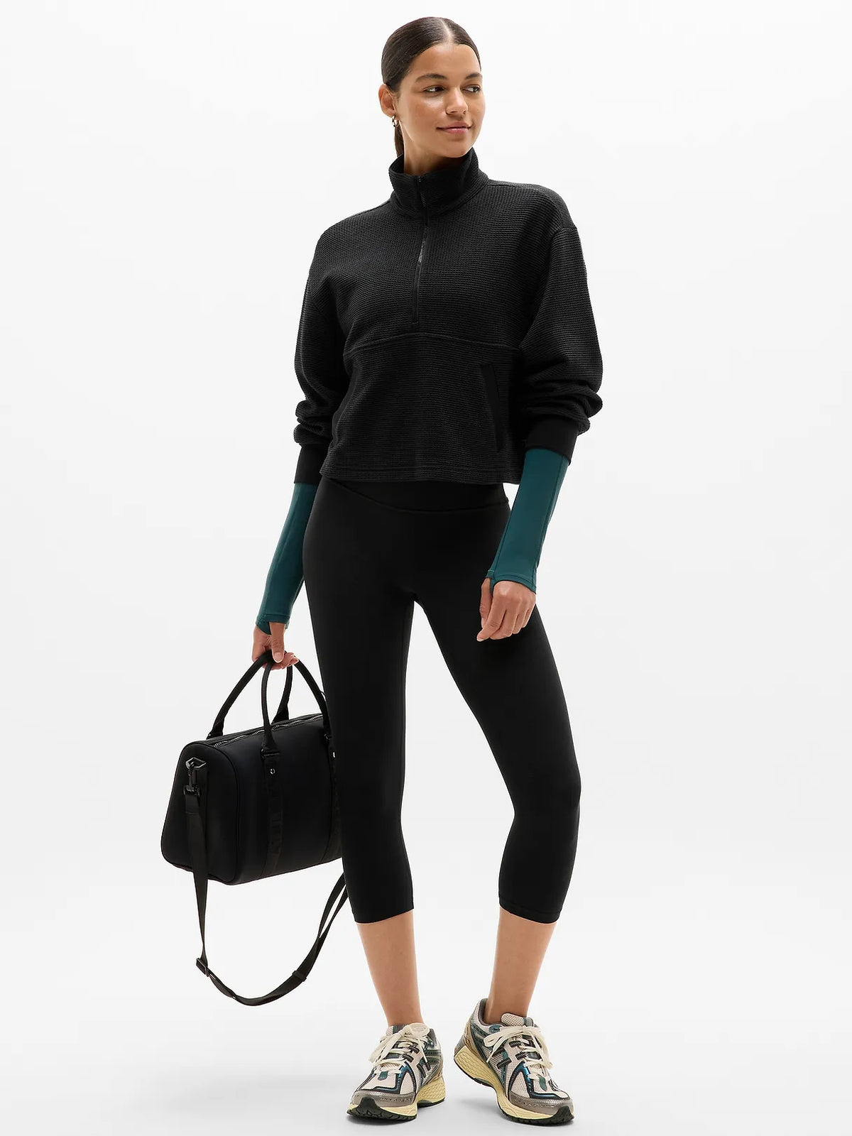 Tranquil Waffle 1/2 Zip Sweatshirt
