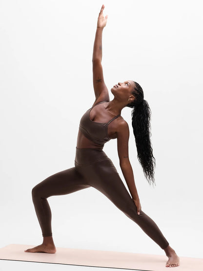 Elation High Rise Matte Foil Shine 7/8 Legging