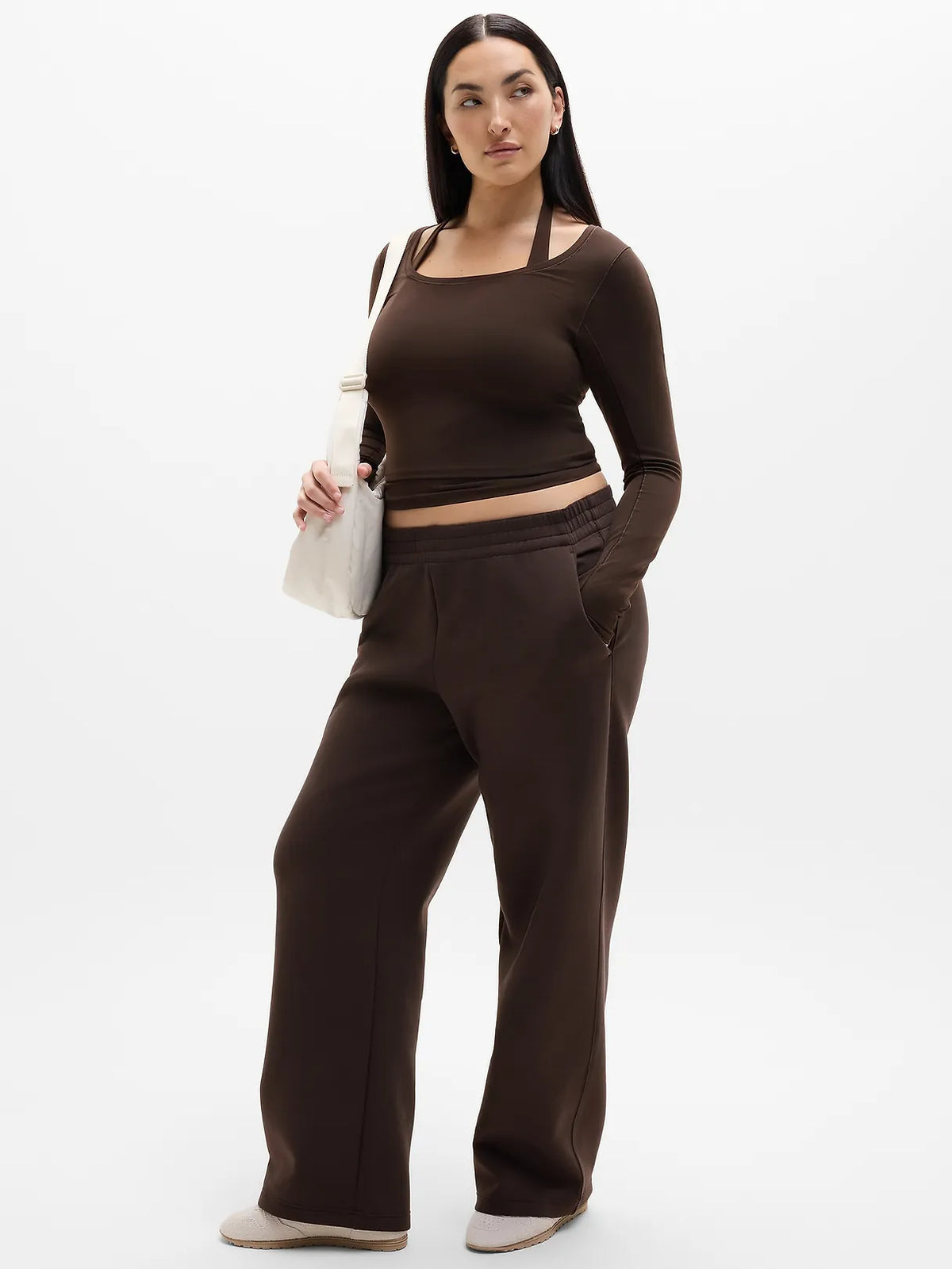 Form Knit Mid Rise Straight Pant