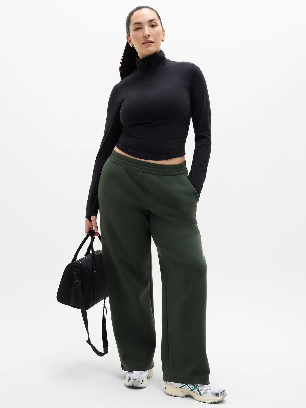 Form Knit Mid Rise Straight Pant