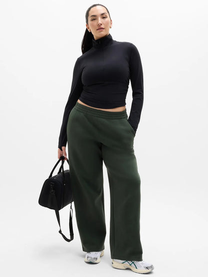 Form Knit Mid Rise Straight Pant